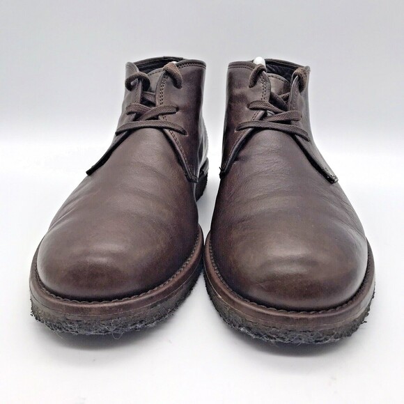 Allen Edmonds Montauk Men’s 8M Brown Leather Chukka Boot Crepe Sole Shoe Italy - Picture 2 of 11